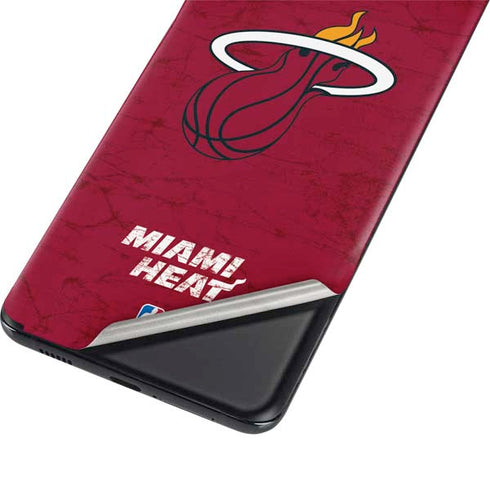 NBA Miami Heat Red Primary Logo Galaxy S21 Plus 5G Skin